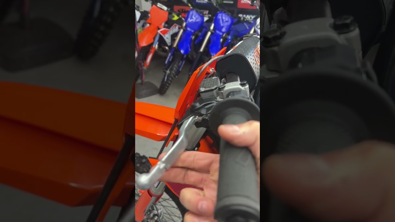 KTM SXF 350 cc 2025 - cold startup