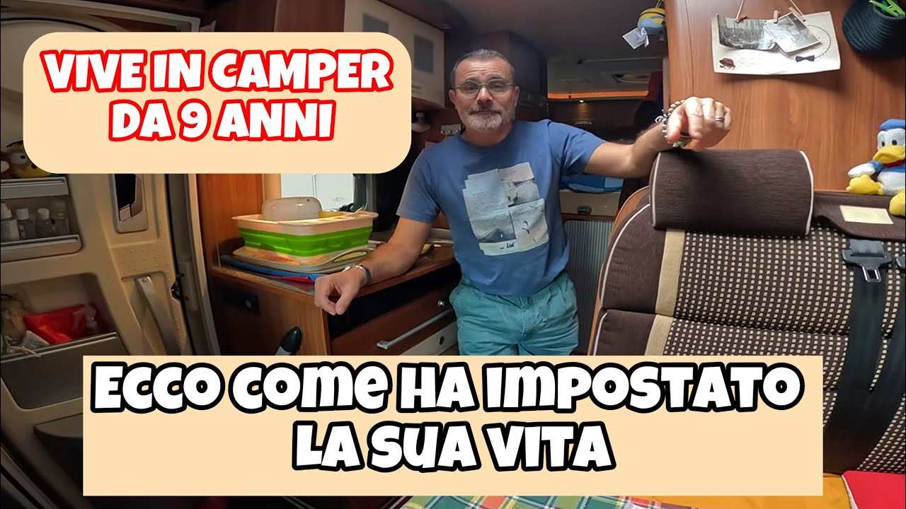 VIVERE IN CAMPER - Intervista a Cristiano di @liberamenteincamper che da 9 anni vive in camper.