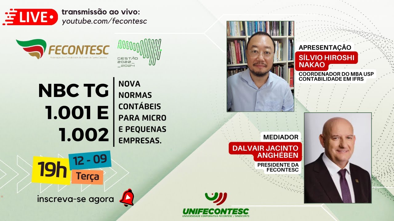 NBC TG 1.001 E 1.002 - Nova Normas Contábeis para Micro e Pequenas Empresas.