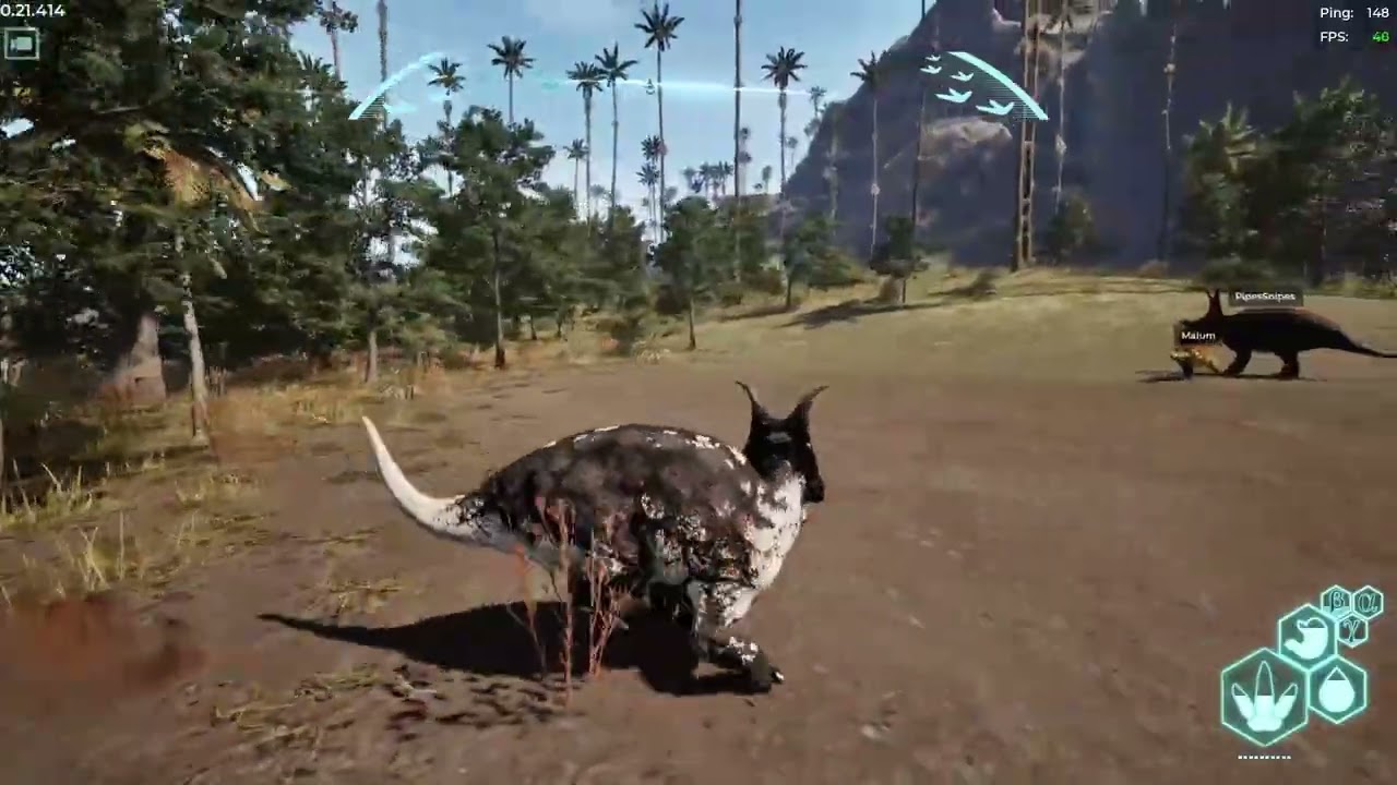 Dibble provoked Triceratops - The Isle Evrima