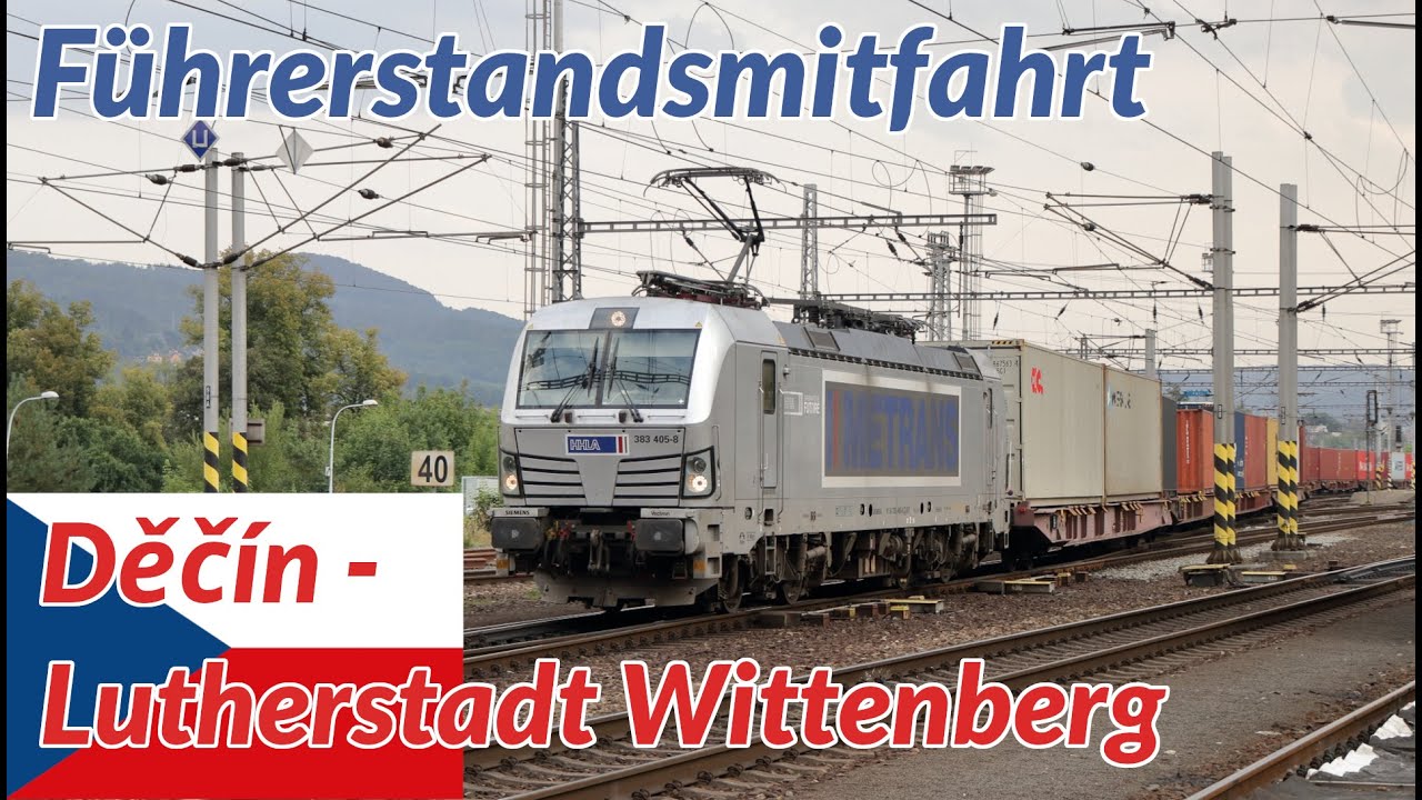 Führerstandsmitfahrt Děčín-Lutherstadt Wittenberg Teil 3