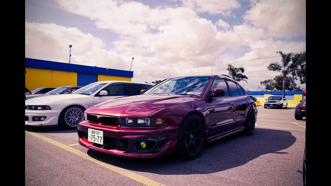 Mitsubishi Galant VR4 exhaust sounds - revs - acceleration