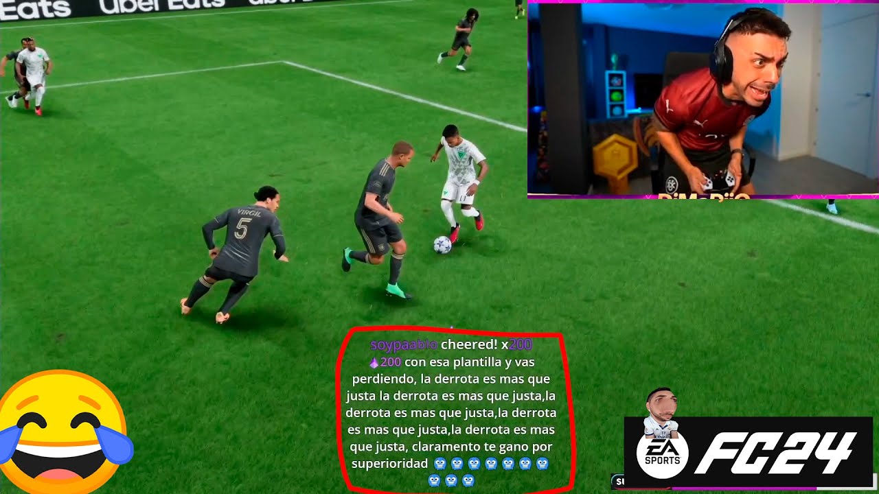 ES QUE CON ESA PLANTILLA...😂 LLOROS Y CABREOS DE DjMaRiiO EN FC 24