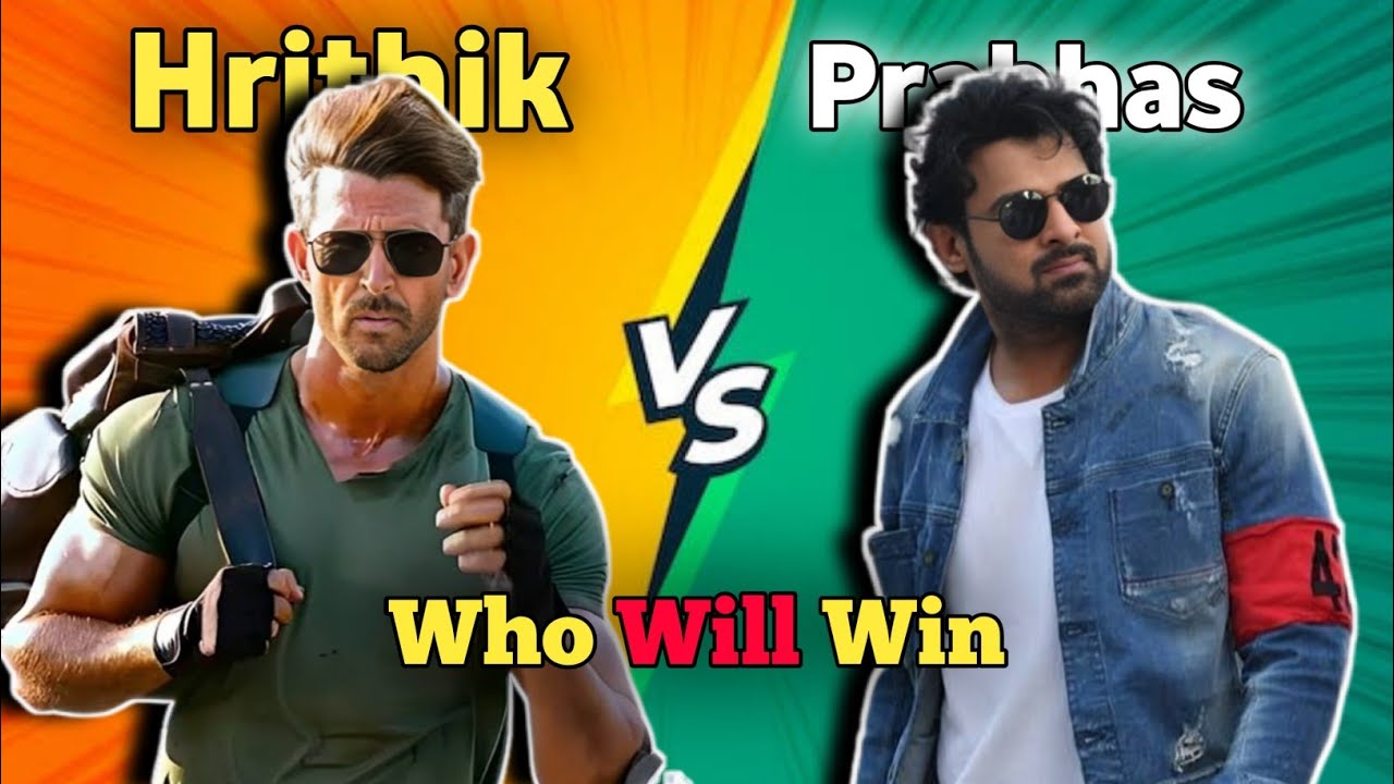 Prabhas Vs Hrithik Roshan Comparison Video 🤯