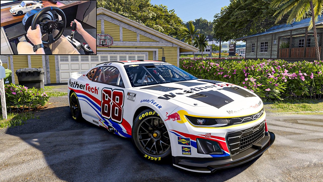 NASCAR Chevrolet Camaro ZL1 - The Crew Motorfest | Steering Wheel + Sequential Shifter Gameplay (4k)