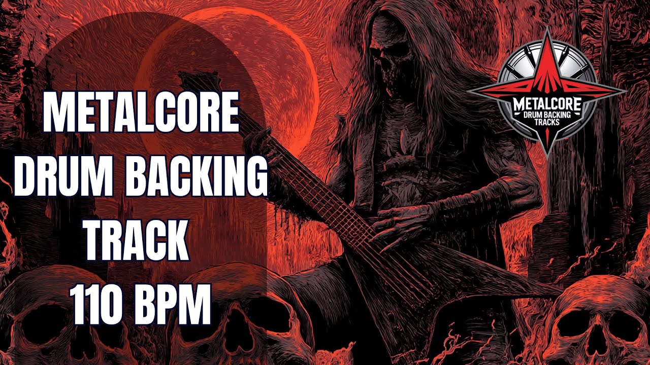 110 BPM Metalcore Drum Track – Heavy Mid-Slow Groove for Breakdown Writing
