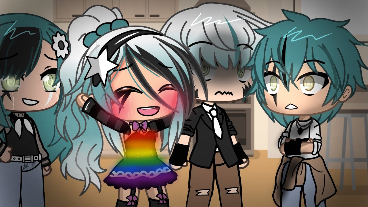 - « I kissed girl !.. » || meme gacha || 🏳️‍🌈