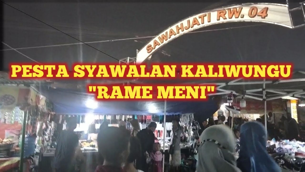 🔴 MENJELANG PESTA SYAWALAN DI KALIWUNGU ‼️ RAME MENI LUR