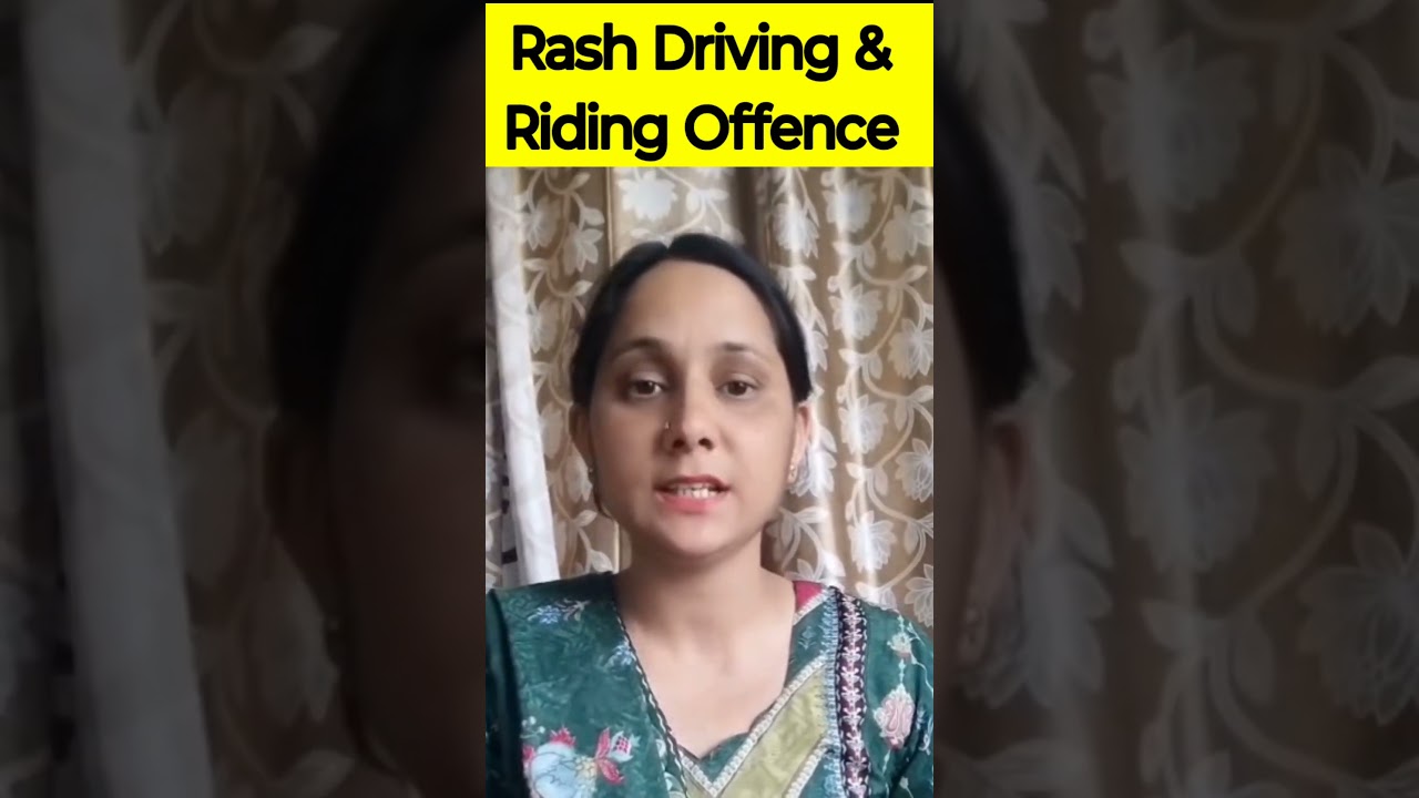Rash Driving and Riding Offence /#rashdriving #ridingoffence #ytshorts