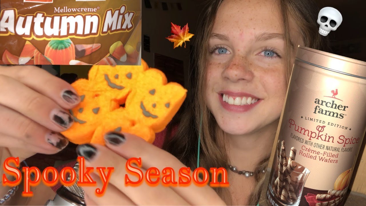 ASMR Eating Pumpkin Spice Flavored Treats