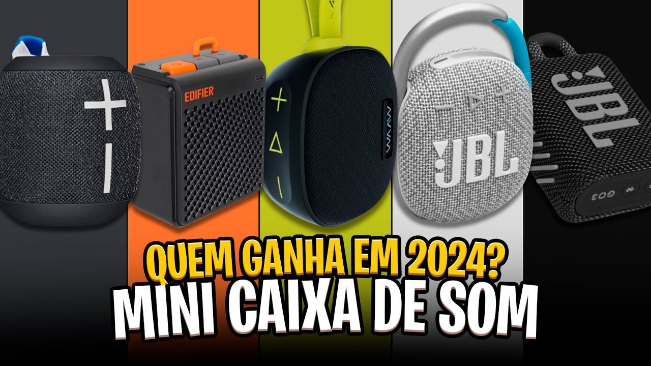 As 5 Melhores MINI CAIXAS DE SOM PORT&Aacute;TEIS de 2024! ✅