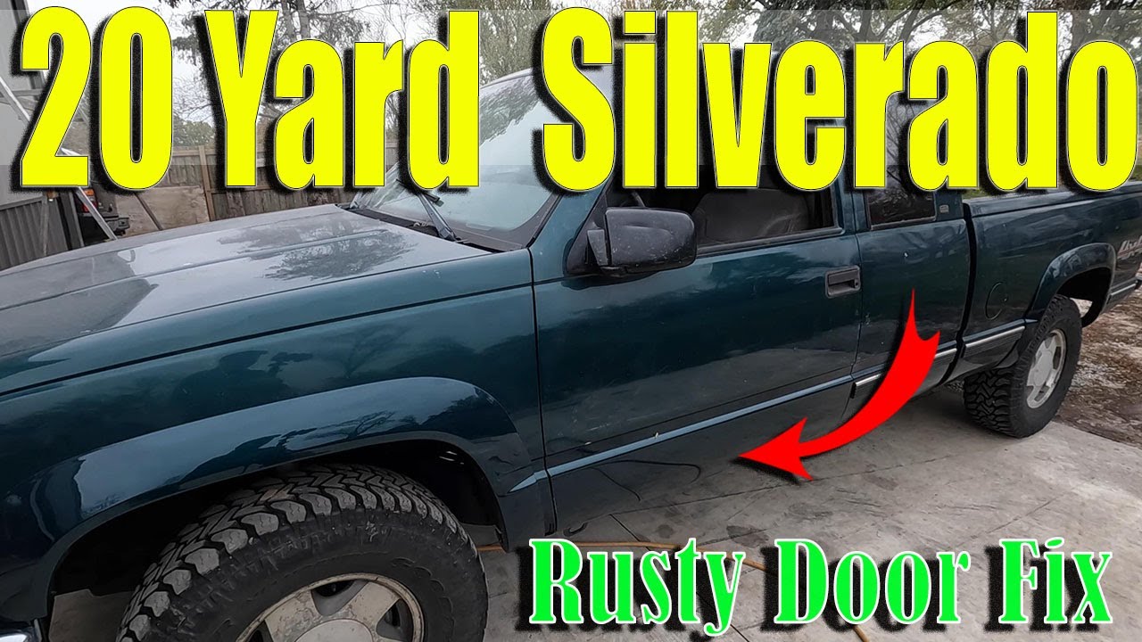 How to Easily Fix Rusty Doors on a Chevy Silverado 1988-98 OBS. Completely DIY!