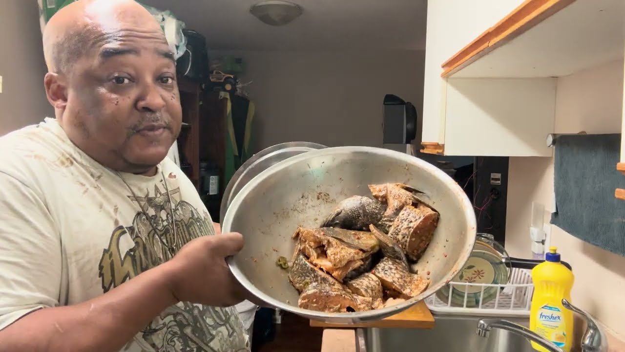 Sweet potato 🍠 carrot 🥕 season rice ￼ fry  fish 🐟 and more on Flint food 🥘 and adventure TV￼.