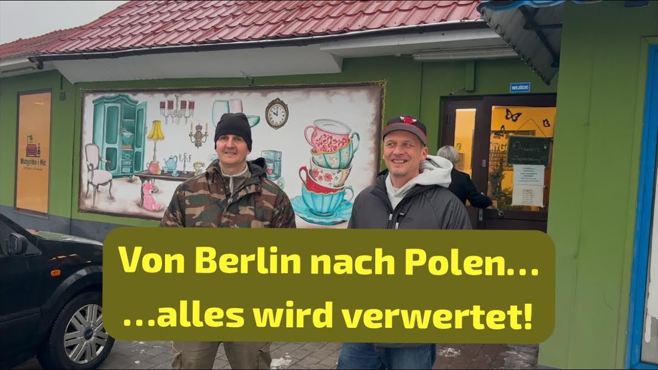 Von der Entrümpelung nach Polen 😮  Waren aus Wohnungsauflösungen auf 400 m² Flohmarkt bis Antik