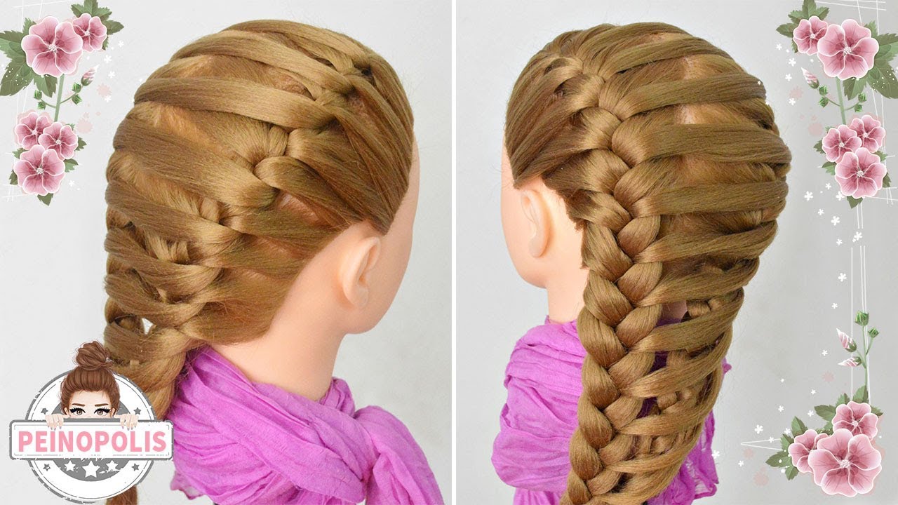 Peinados Tumblr con Trenzas BONITOS y FÁCILES para Cabello Largo