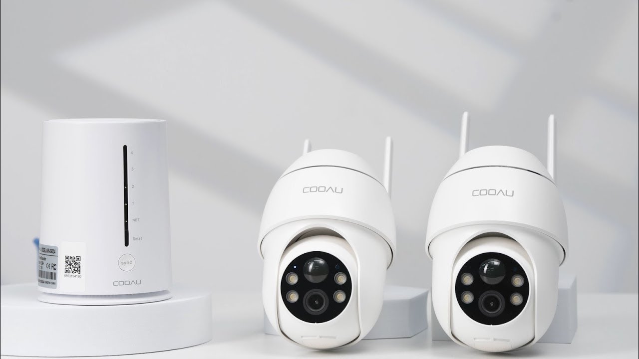【Deutsch】COOAU C7 Heimsicherheitskamerasystem(Auspacken&Anschluss&Installation)