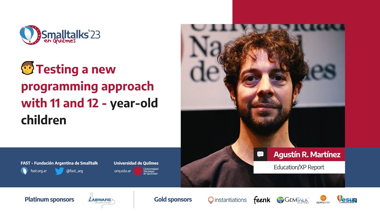 Testing a new programming approach with 11 and 12 year-old children by Agustín R.  Martínez