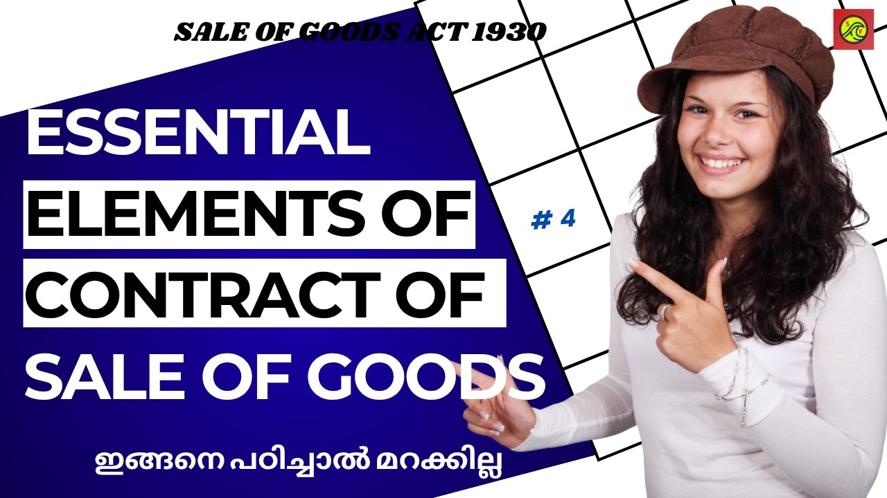 Essential Elements Of Contract Of Sale Of Goods-Sale Of Goods Act 1930 |CA Foundation Business Law