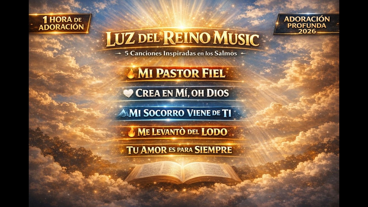 🔴 ADORACIÓN EN VIVO 🔥 Música Cristiana Inspirada en los Salmos | Luz del Reino Music