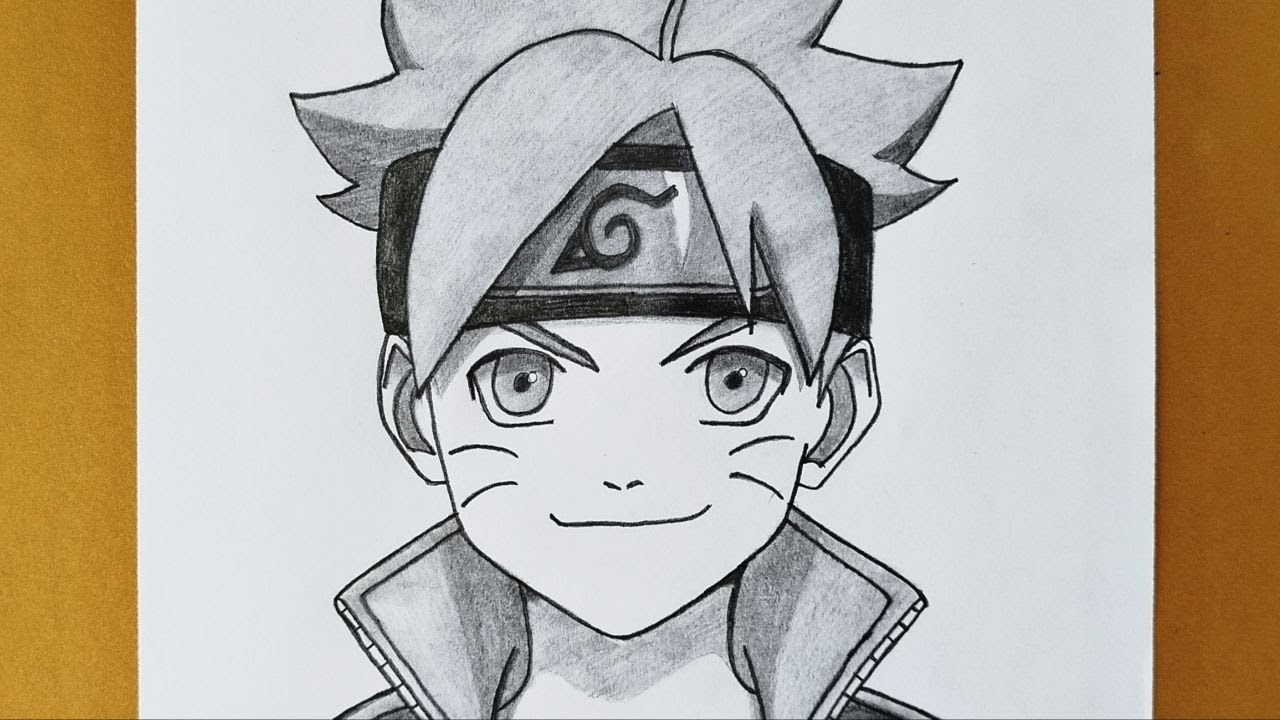 Naruto Uzumaki Drawing | How To Draw Naruto Step by Step | Easy Anime Pencil Drawing Ideas