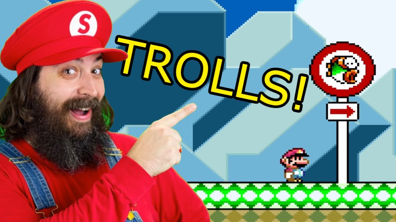 Я попадаюсь на удочку КАЖДОГО тролля в этом хаке Super Mario World!