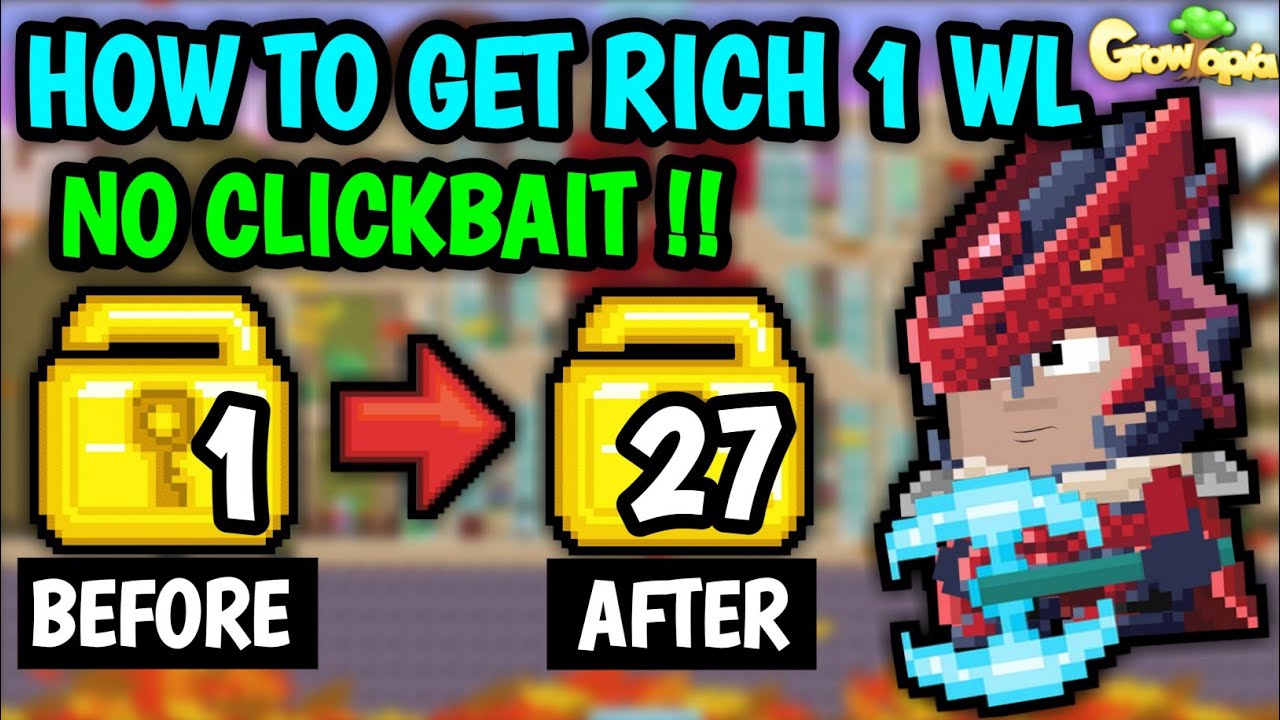 1 WL TO 27 WLS in 10 MINUTES (EASY PROFIT) NO CLICKBAIT !! GROWTOPIA