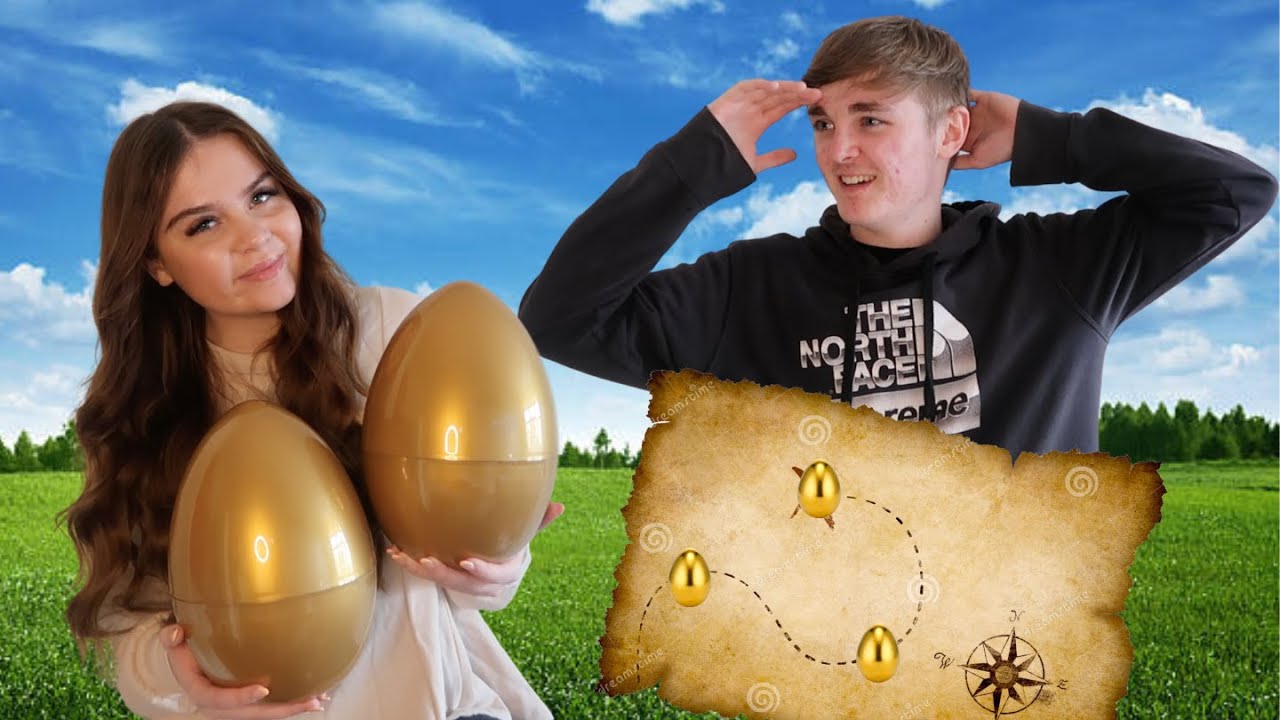 COMPLETING THE GOLDEN EASTER EGG HUNT WITH MY BOYFRIEND *CHALLENGE*!!