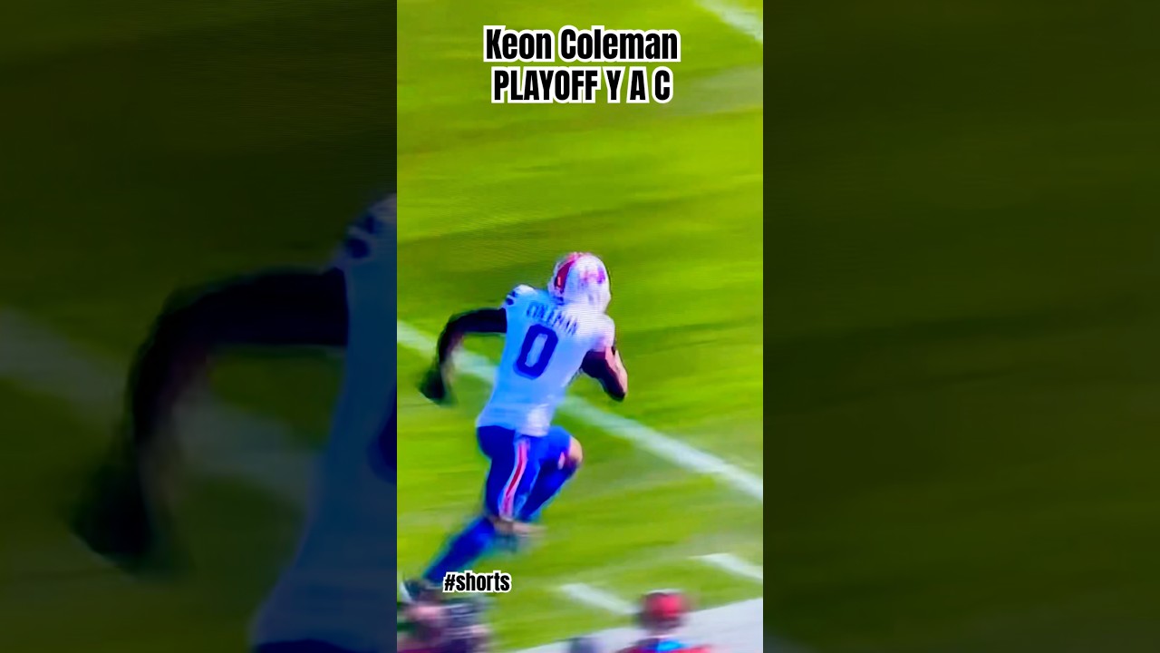 Keon Coleman Playoff YAC 