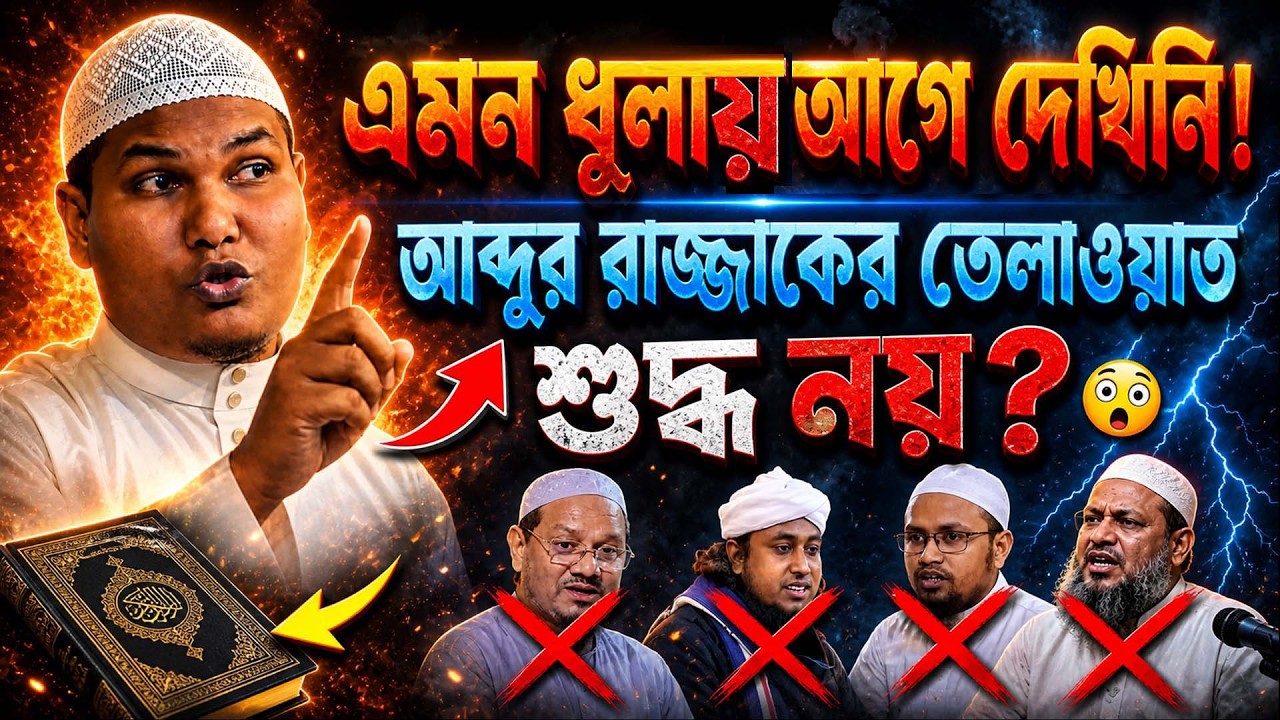 আব্দুর রাজ্জাক বিন ইউসুফ, কুরআন শুদ্ধ করে পরতে পারে না রেজাউল করিম আবরার কে আকবর বিন আবেদ