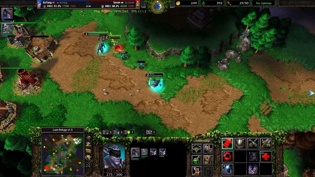 【美服对上MMR 2100 Master段位的巴西参赛高手 重要又致命的围杀】Warcraft III 1v1 vs 🇧🇷Orc MMR 2039 W3C 2.0.3.2 魔兽争霸III：重制版