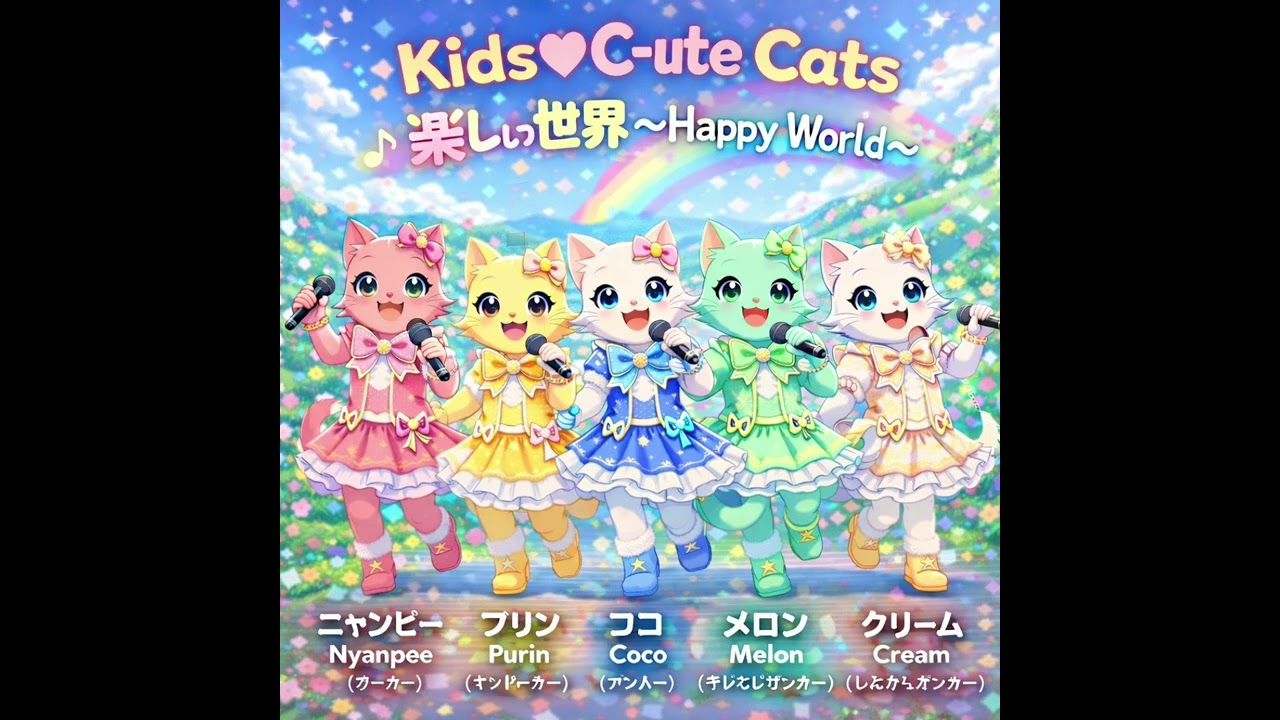 楽しい世界 〜Happy World〜（Kids♡C-ute Cats）