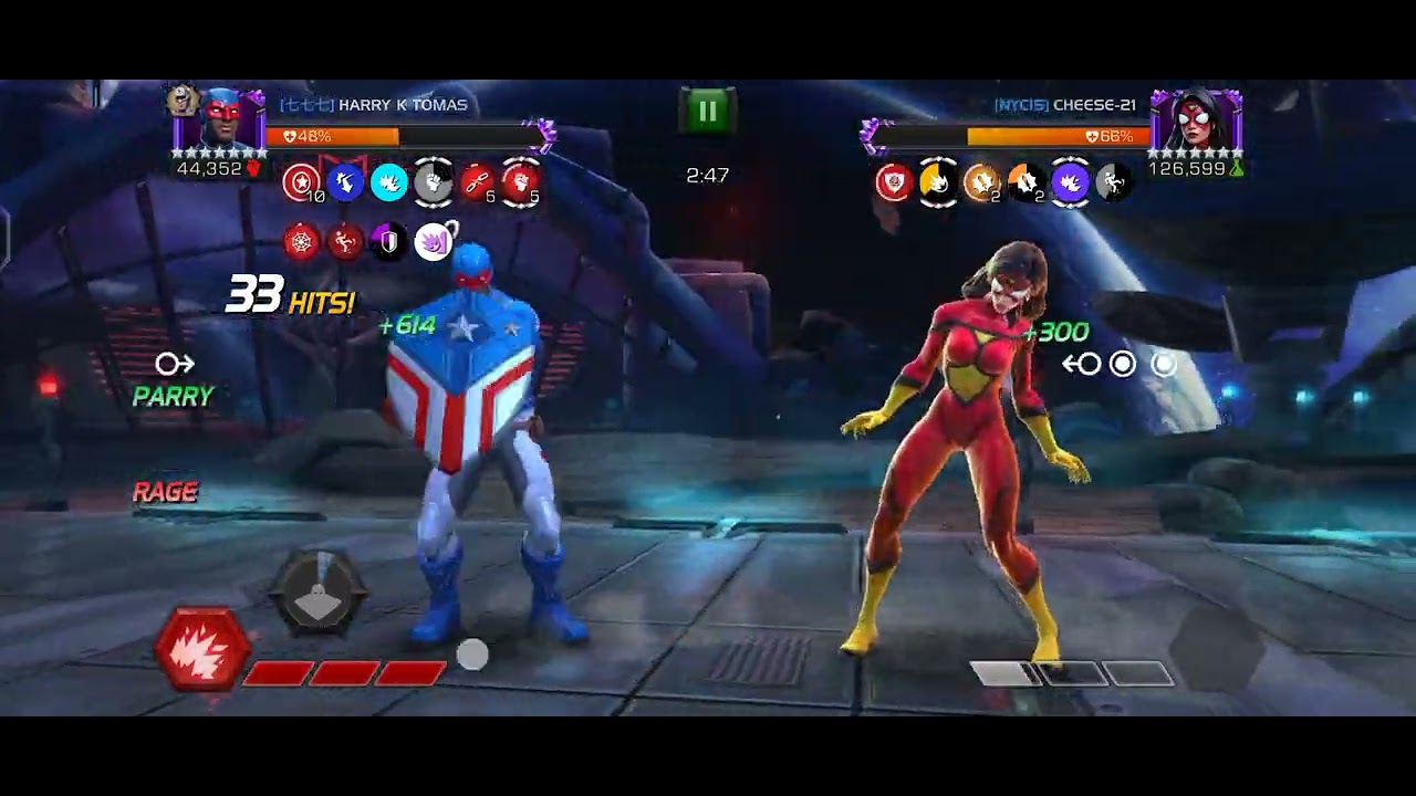 Node 42 Spider-Woman Take Down with Patriot | Marvel Contest of Champions