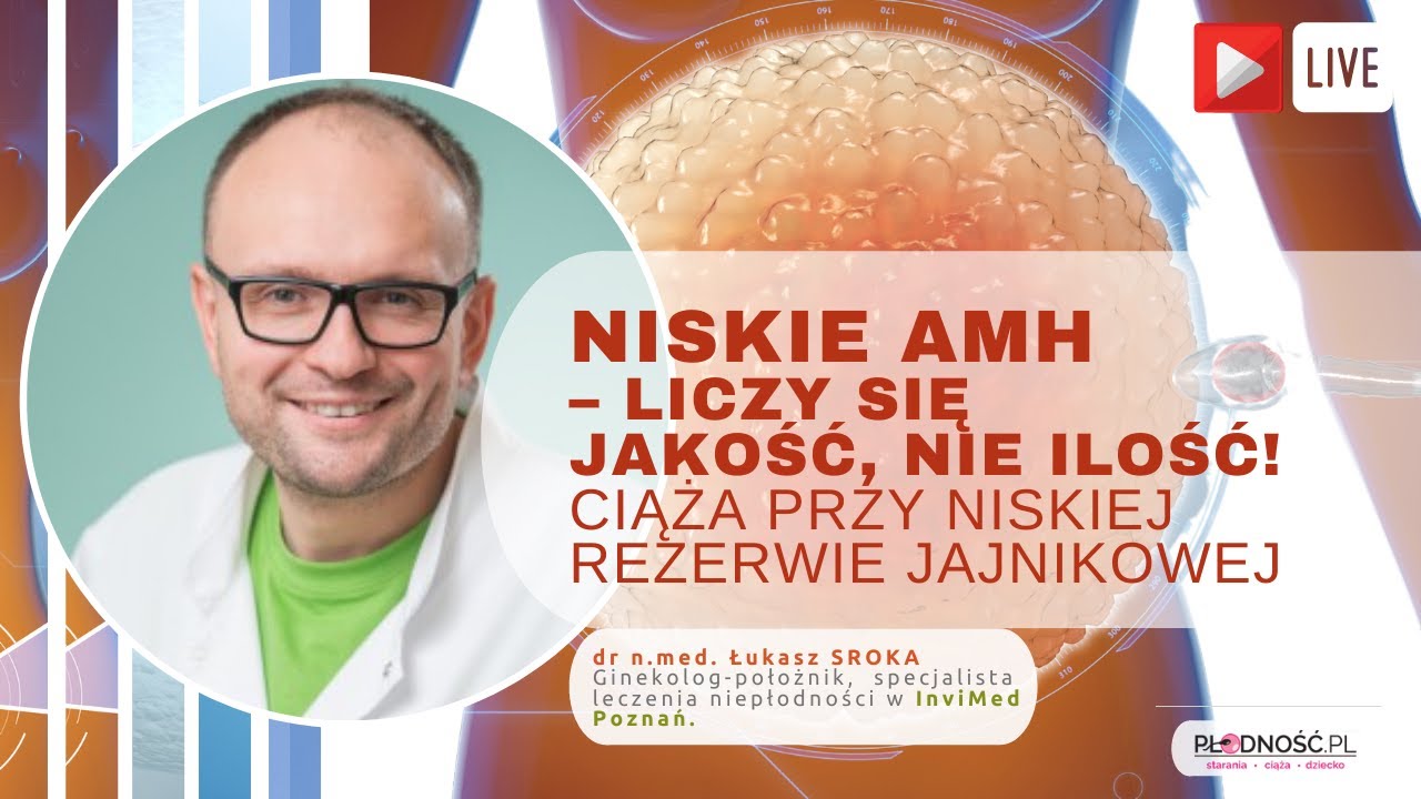Niskie AMH. Szanse na ciążę przy niskiej rezerwie jajnikowej - rozmowa z dr Łukaszem Sroką