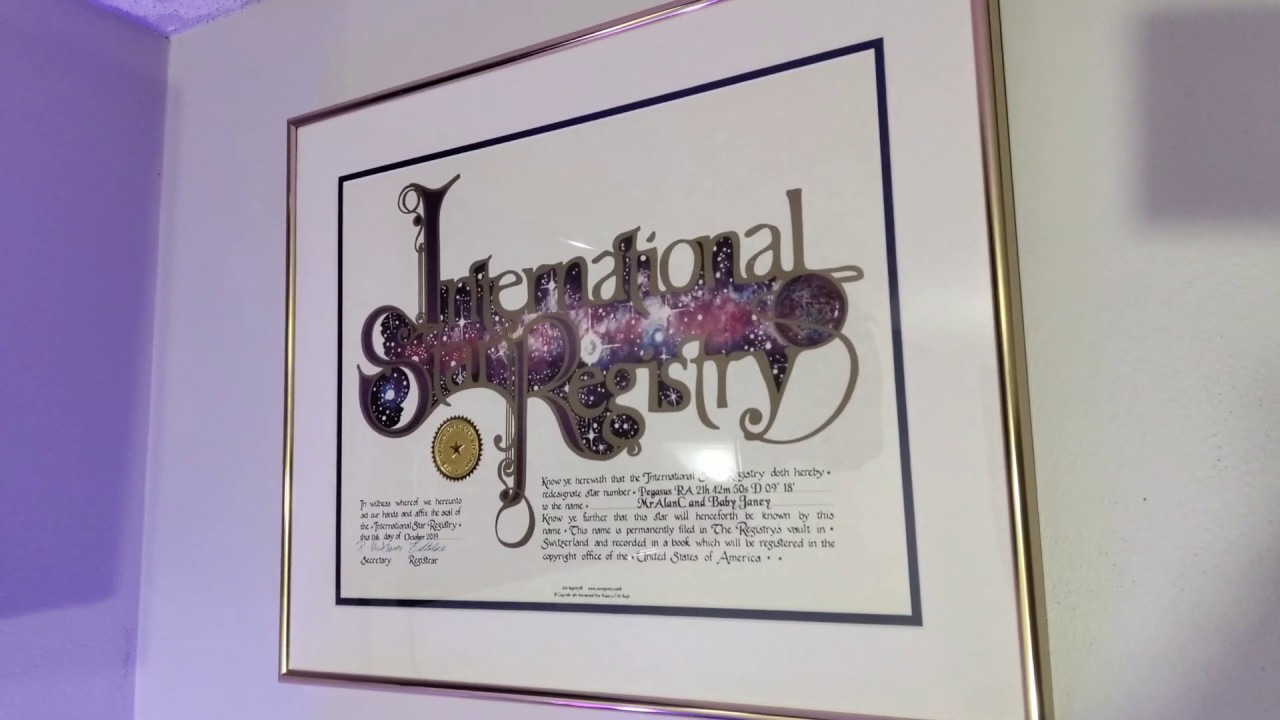 My Fiance Bought Me A Star 🌟 For Valentine's Day Through International Star Registry