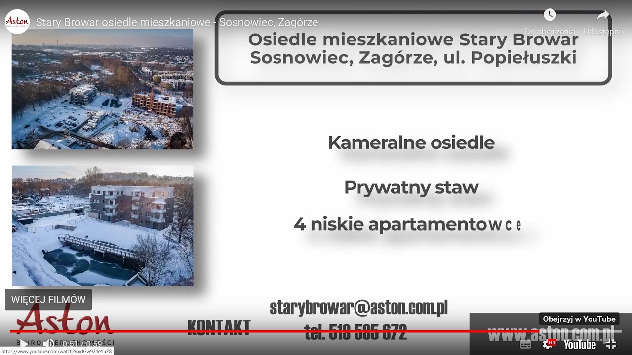 Stary Browar osiedle mieszkaniowe - Sosnowiec, Zag&oacute;rze