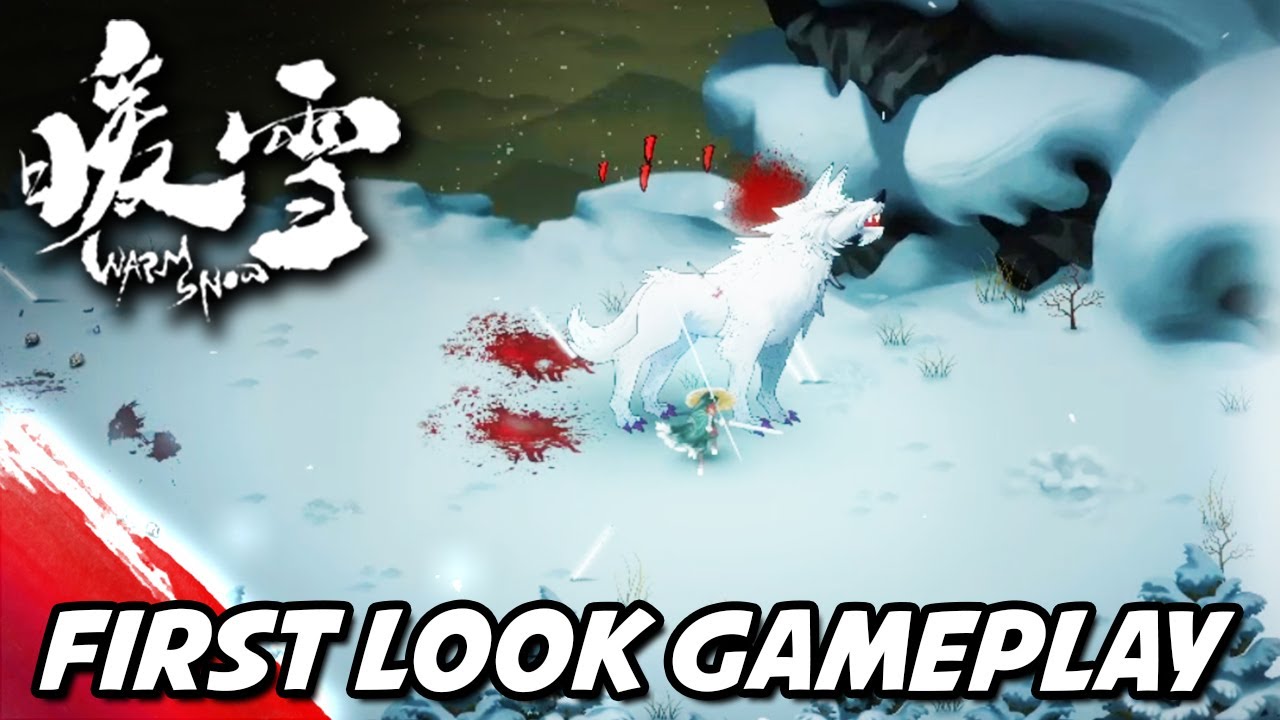 暖雪 WARM SNOW: FIRST LOOK ROUGELIKE PERMADEATH SOULS LIKE GAMEPLAY