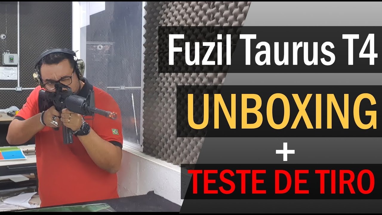 UNBOXING FUZIL T4 TAURUS 5,56