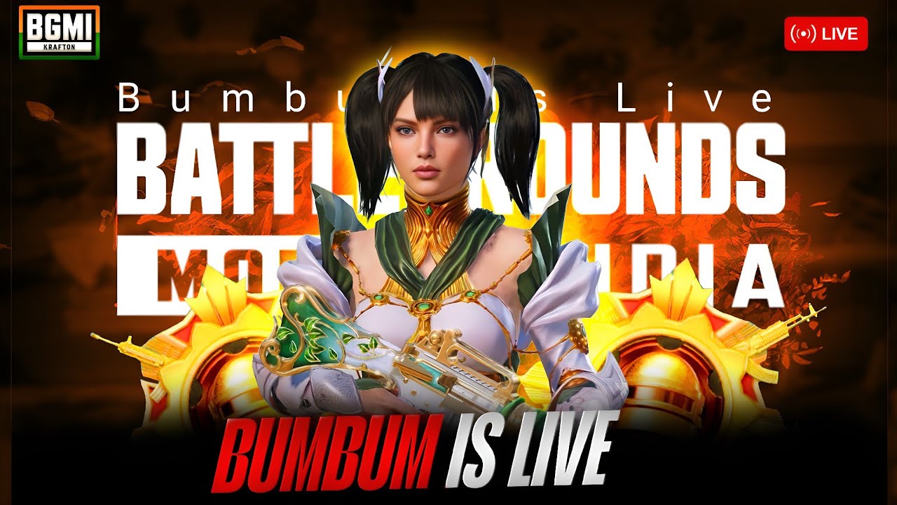 Bumbum Is Live | BGMI LIVE STREAM  | Ajao *BOOM BAAM*Kre 😁
