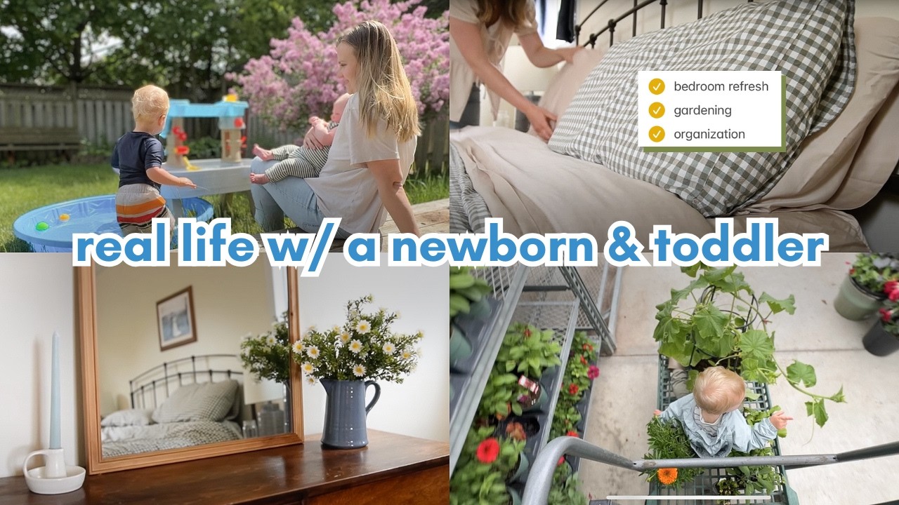 Days in the Life as a Second-Time Mom 🍼 Life with a Newborn & Toddler