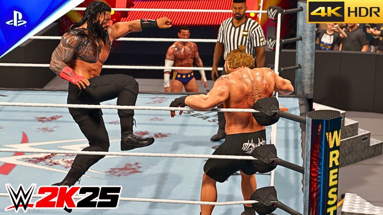 WWE 2K25 - Randy Orton vs. Brock Lesnar - No Holds Barred Match at SummerSlam | PS5™ Pro [4K HDR]