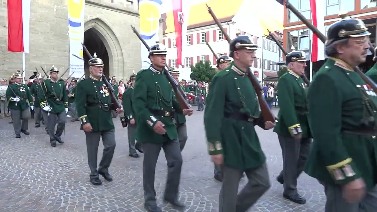 Teil 2 - Großer Zapfenstreich in Bad Saulgau am Samstag, 24.06.2023
