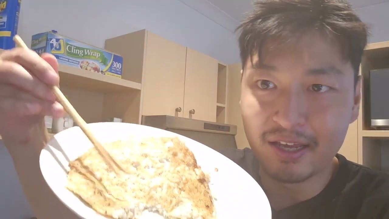 Eating Whitebait Fritters