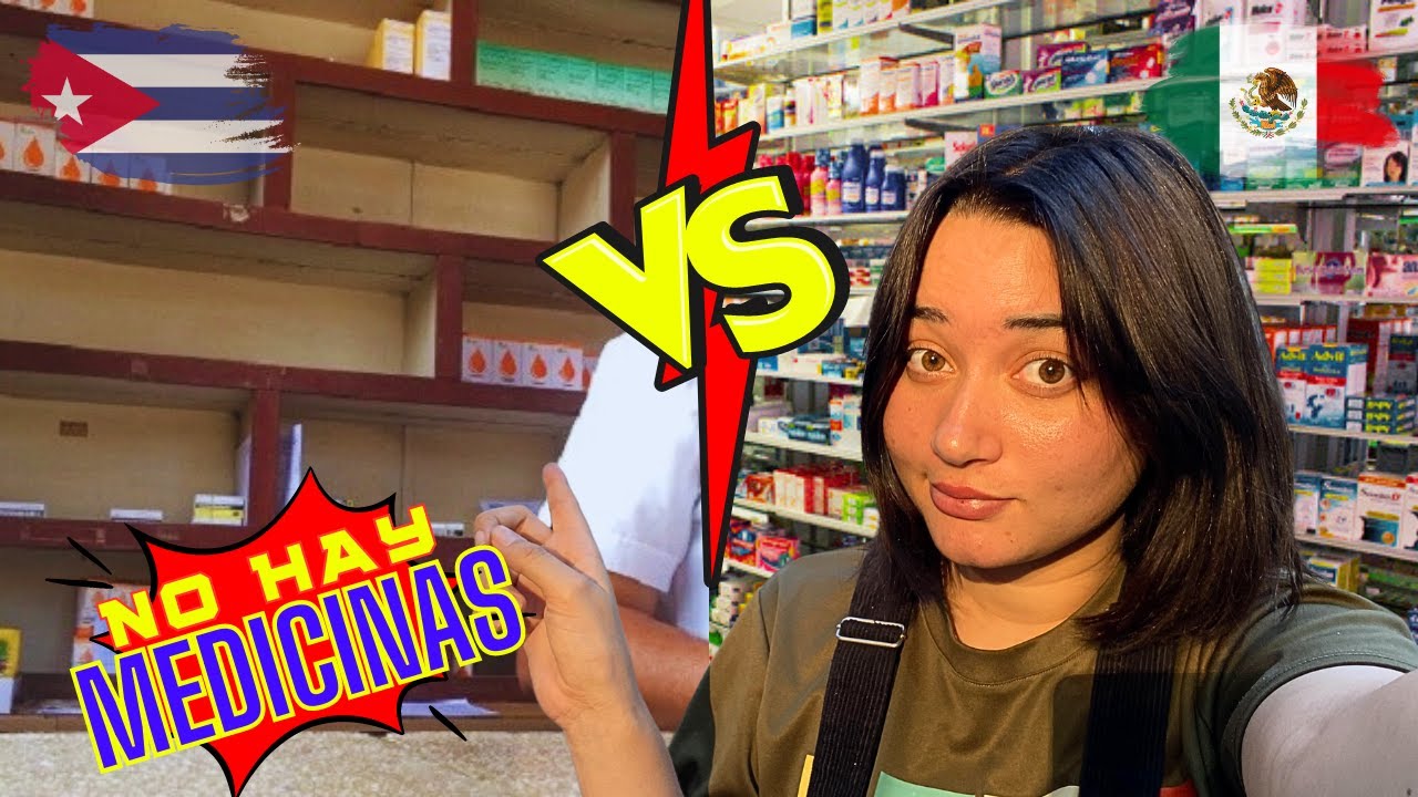 😱Así son las FARMACIAS de MÉXICO🇲🇽 y las diferencias con las de CUBA🇨🇺