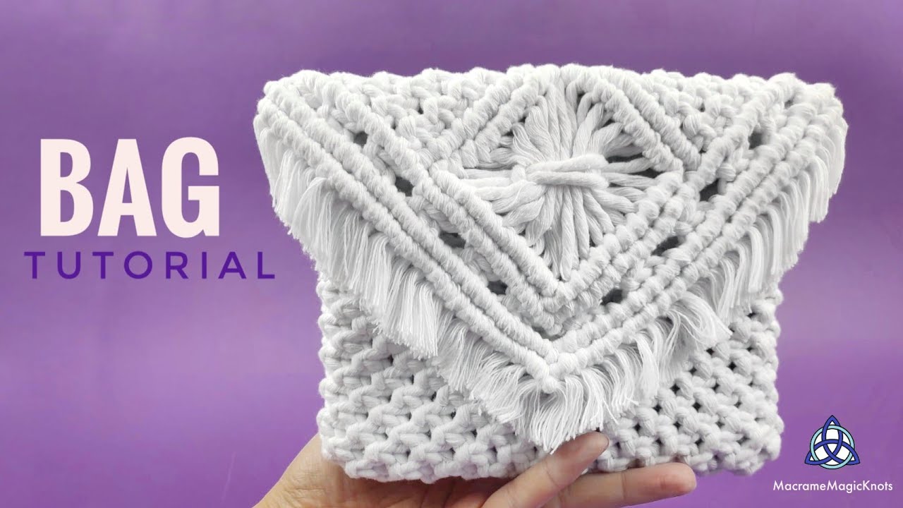 DIY Macrame Ladies Purse | EASY Macrame Bag Tutorial