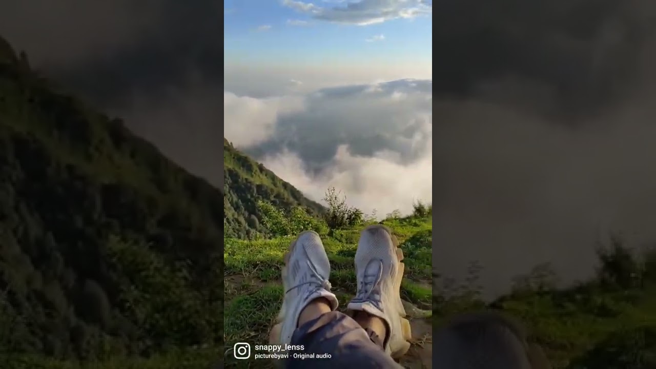 Just Feel It ☁️💖 ll Musoorie ll #birds #cloud #travel