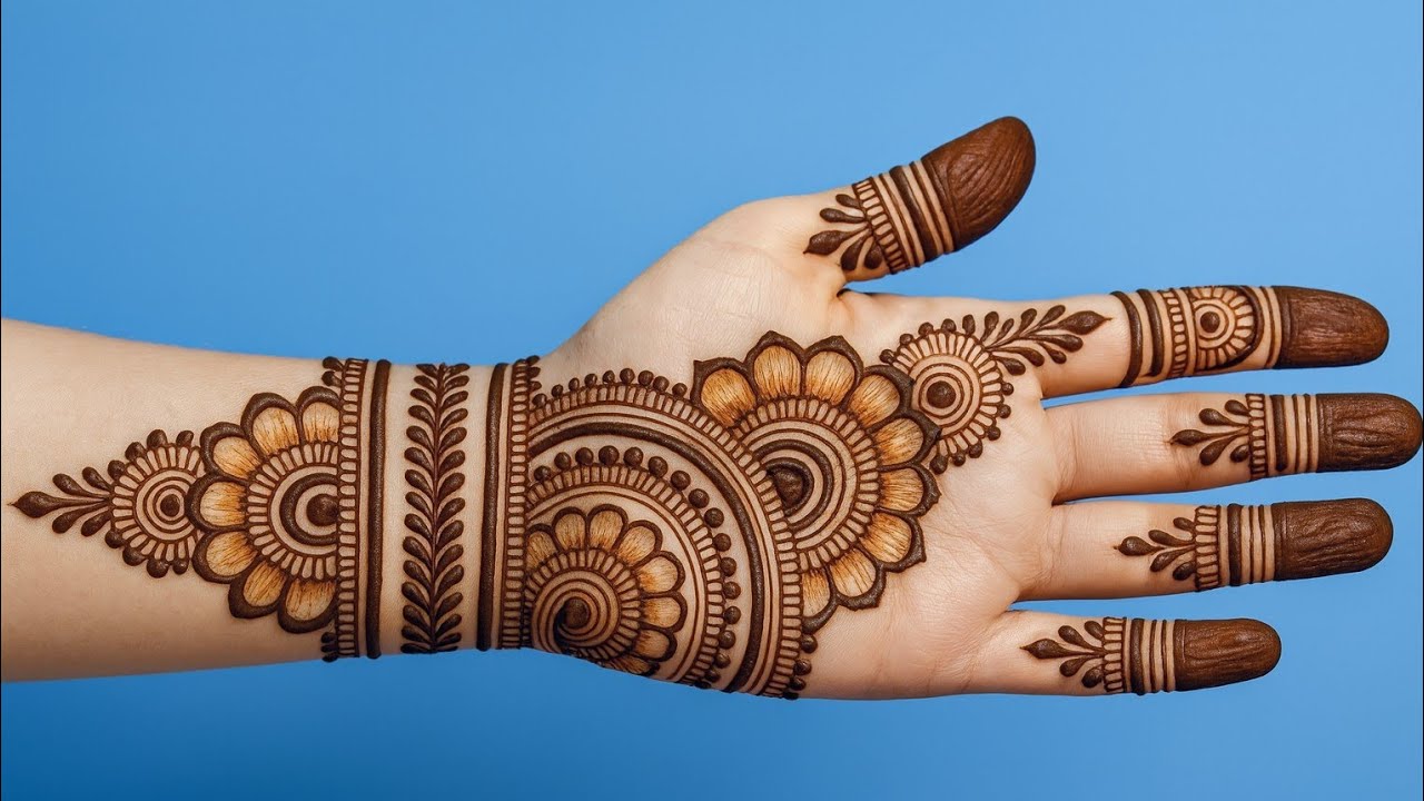 Latest Easy Mehndi design front hand | Simple mehndi designs | New mehandi design | mehndi | mehendi