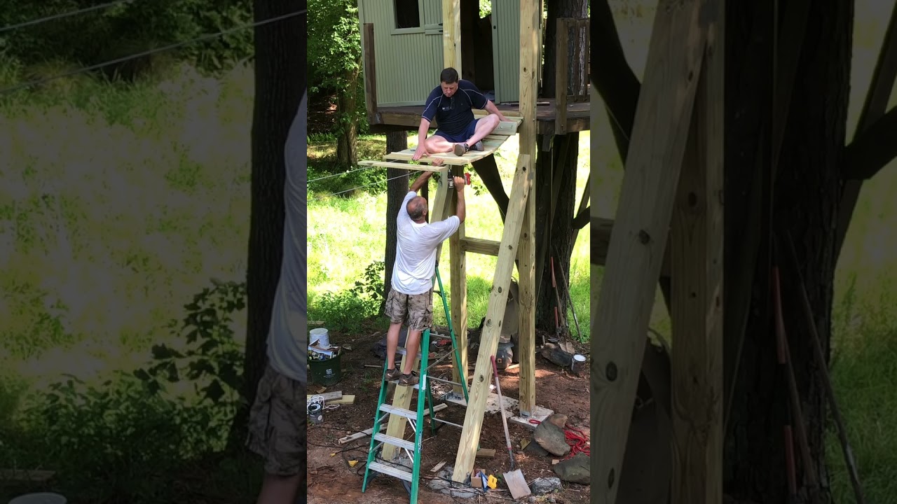 HOW TO: Treehouse Suspension Bridge