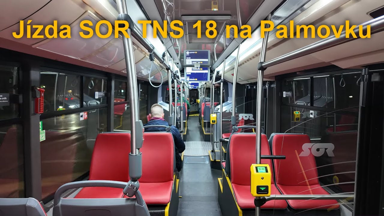 Projeďte se trolejbusem SOR TNS 18 107 na lince 58, Trutnovská - Palmovka, 16.11.2023