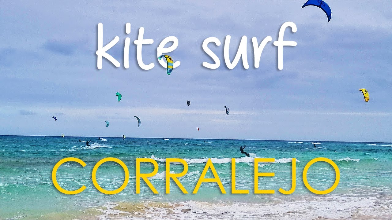 🏝️ Kite Surf en las GRANDES PLAYAS de CORRALEJO