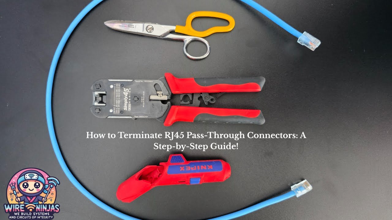 How to Terminate an RJ45 — Ethernet Crimping Tutorial (Cat6)